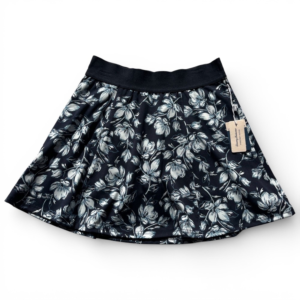 Tommy Bahama Everyday Active Womens XS Navy Blue Floral UPF 50 Pockets Skort NEW